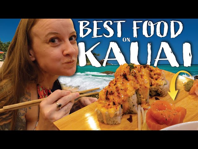 The Best Food in Kapa'a Hawaii! (Kauai Food Tour)