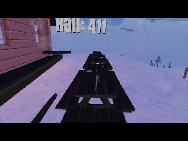 90s Extreme Skiing - Revolution Cliff:  Run Forest Run #psvr2 #fitnessgame