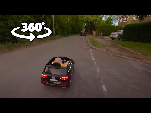 360 VR - Walking with Ride On Car in Scrooby