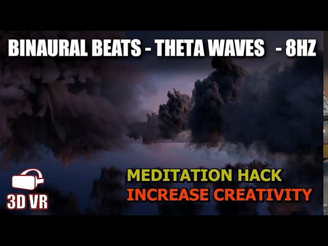 Increase Theta Brain Waves Using Meditation Music W/ 8 hz Binaural Beats.