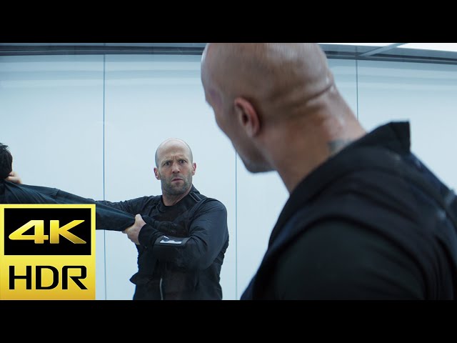 Hallway Fight Scene | Fast & Furious Presents Hobbs & Shaw (2019) 4K HDR Movie Clip