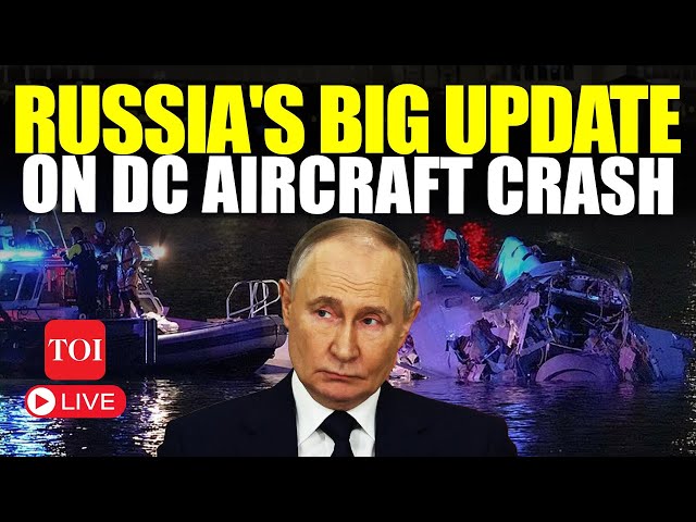 LIVE: Putin's Big Announcement On Washington DC Crash, Message To Trump & America | Watch