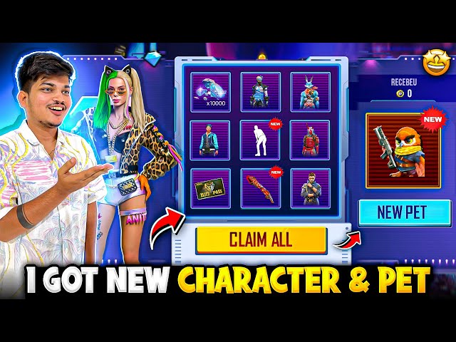 I Got New Character ANITA😍 And New OWL Pet || Everything In 90%OFF💎😱-Garena Free Fire