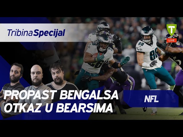 Ravens vs Eagles, propast Bengalsa & promjene u Bearsima | Tribina NFL