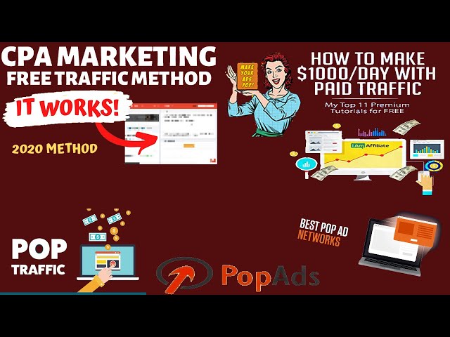 Pop Ads Traffic Sources Of CPA Marketing for beginners | CPA Marketing