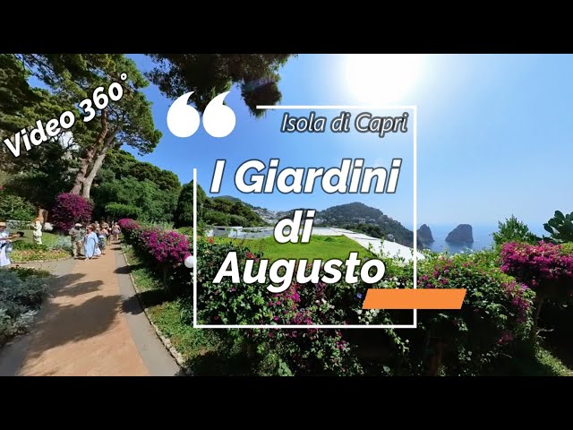 Capri Italy: Walking Tour 4k Camerelle Street. Certosa di San Giacomo, Augusto's Gardens