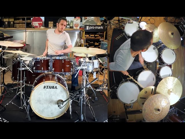 DRUMMING SESSION at The DRUM AND ROLL store (Dijon FR)