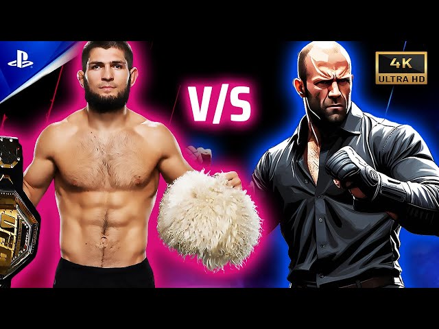 Jason Statham vs Khabib Nurmagomedov in the Ultimate UFC Showdown