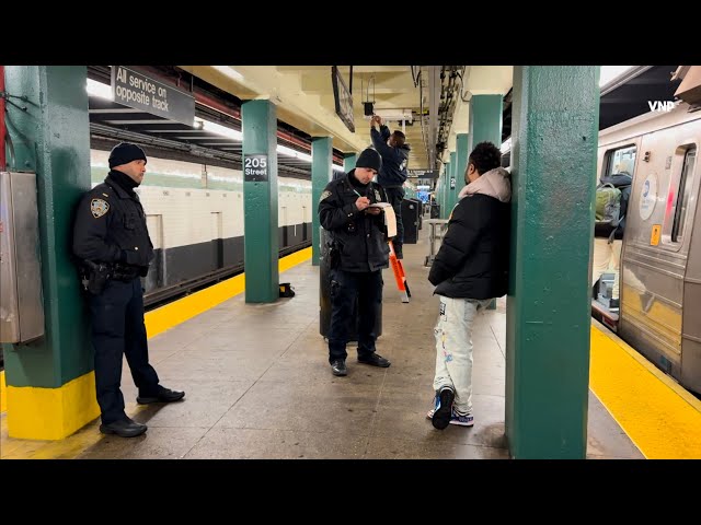 Straphanger Receives $100 Summons For Fair Evasion At 205th Street Station (D)￼