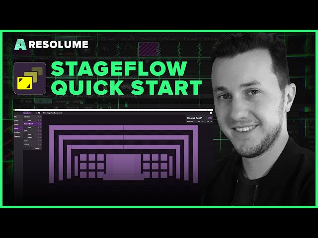 Stageflow Quick Start | LED Screen Mapping | Resolume Plugin Tutorial