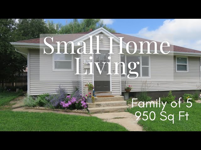 SMALL HOME LIVING TIPS | Family of 5 in a 950 square foot home | How we make it work