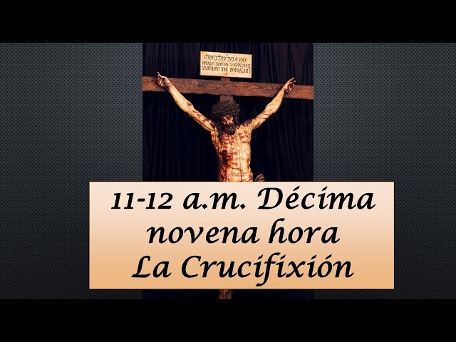 19. De 11-12 am. Las 24 horas de la Pasión de Nuestro Señor Jesucristo de Luisa Piccarreta