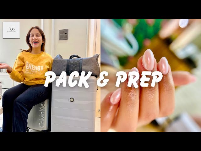 VLOG | VACATION PREP, NAIL EXTENSION, PACK WITH ME | TANYA MISHRA