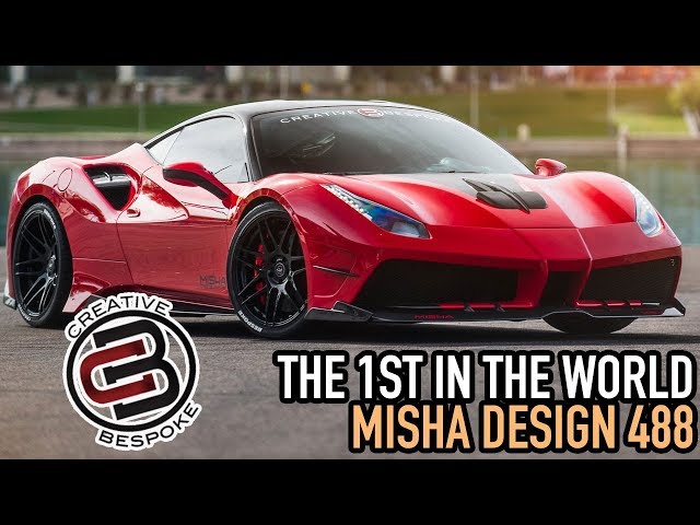 Before & After Creative Bespoke 2017 Misha Ferrari 488 GTB  #CBCLUB