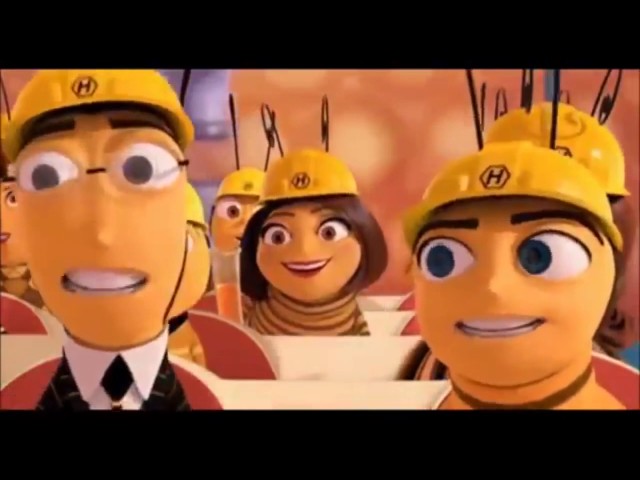 The entire bee movie backwards but every time they say bee it gets slower