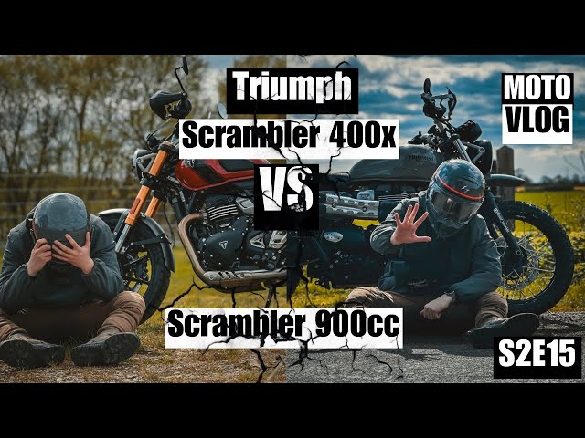 Is The Triumph Scrambler 400X Better Than The Scrambler 900 | Motovlog S2 E15