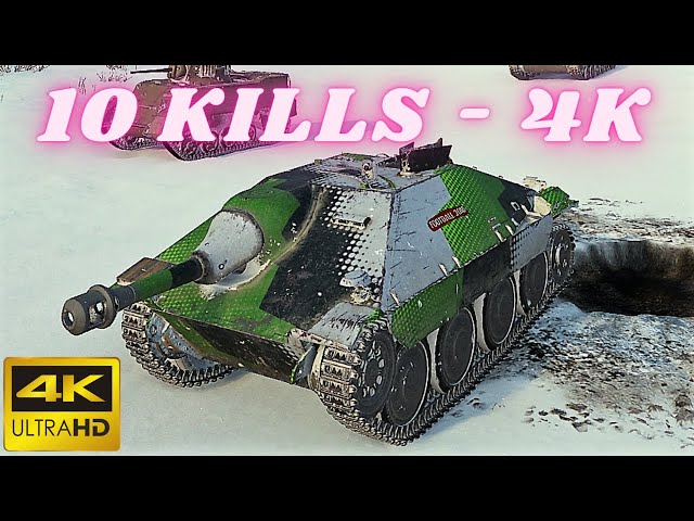 Jagdpanzer 38(t) Hetzer  10 Kills 4K Damage World of Tanks Replays ,WOT tank games