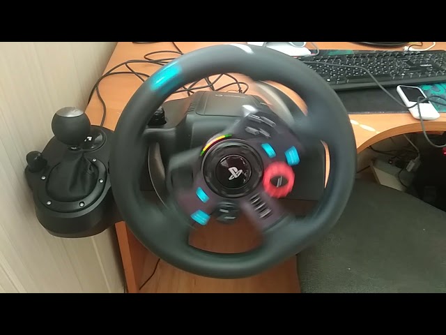 Logitech G29 turn on/ Calibration of the steering wheel