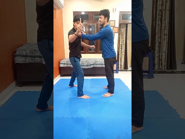 Best roadside selfdefense 😈🤯#lavishbisht #kamleshchoudhary #fighttechniques #combattraning