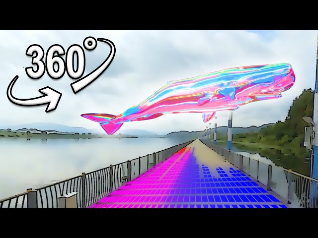 Walking the audio spectrum path (with.Hologram Whale) | VR 360°