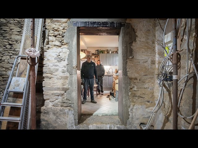 Creating a Doorway in a HUGE Structural Stone Wall - The Rebuild