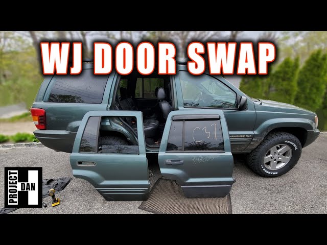 JEEP GRAND CHEROKEE WJ DOOR SWAP - A LAREDO DOOR CONVERTED TO A LIMITED OVERLAND