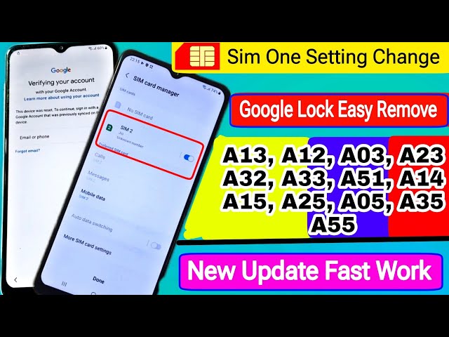 All Samsung a13/a12/a03s/a23/a32/a33/a51 FRP Bypass✅Google Account Remove | Samsung Frp Bypass 2024