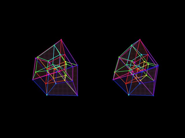 Exploring the 5D Penteract in Stereoscopic Visualization | Rotating Through Hyperspace