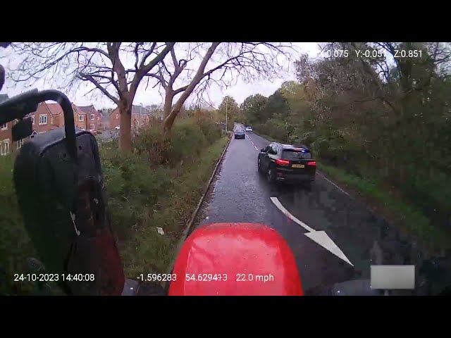 Instant Karma!! Bad driver gets stopped by Police BMW X5.