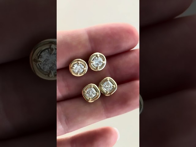 POV: You wanted unique diamond studs perfect for everyday wear