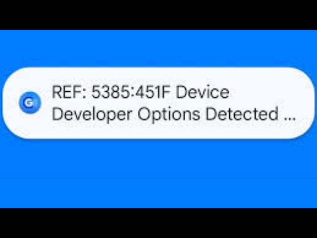 Gcash ref: 5385 I Gcash Problem Today I Gcash Device Developer Option Detected