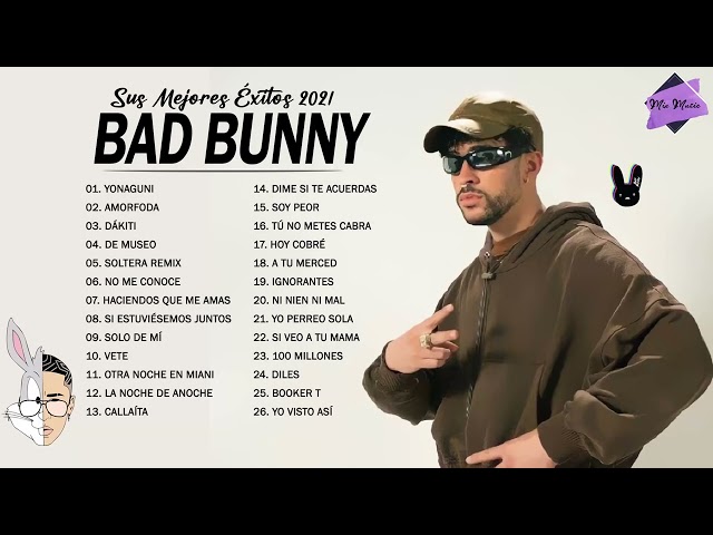 Bad Bunny 2022 MIX MEJORES EXITOS DE BAD BUNNY / 2022