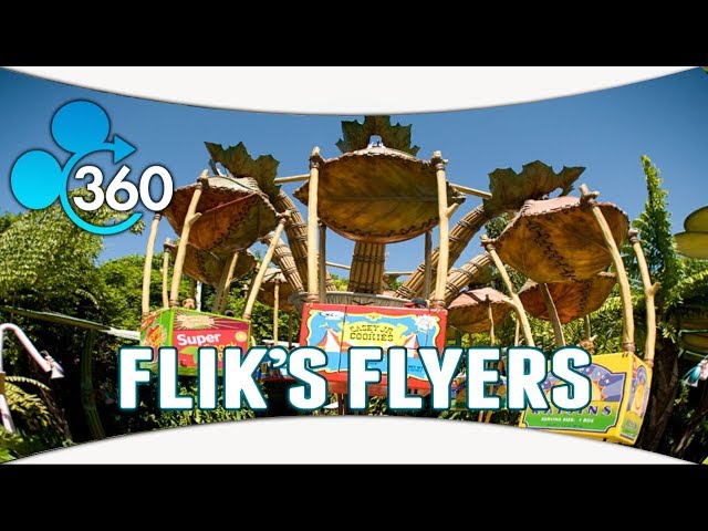 Flik's Flyers 360º VR 4K - Bugsland California Adventure Disneyland VR 360º