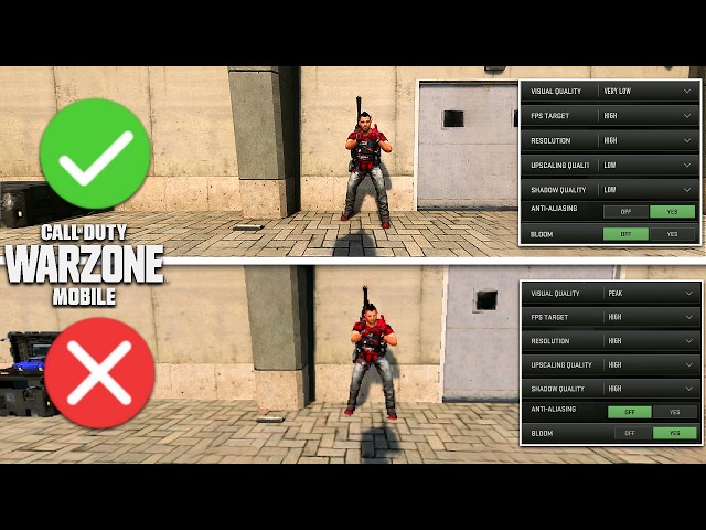 10 Best Graphics Settings For Low/Mid Devices In Warzone Mobile - No Lag & Smooth Gameplay Tips