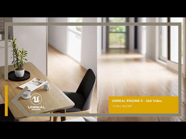 Unreal Engine 5 - 360 Video | Archviz Interior (Full Bake)