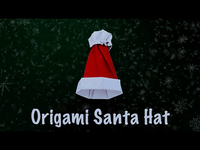 Origami Santa Hat 🎅