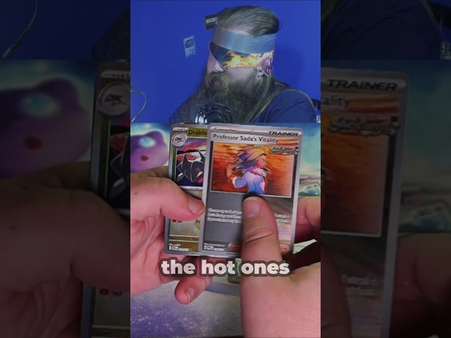 He pulled a MasterBall on his 1st Prismatic Evolutions booster Pack! #pokemon #funny #shorts