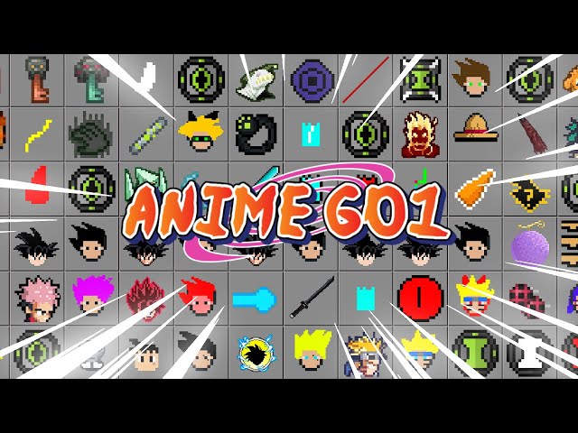 SAIU!!!NOVA ADDON DE ANIMES COM VARIOS ANIMES NARUTO,DRAGONBALL PARA MCPE 1.21.51+!!😱😱😱 (ANIME G01)