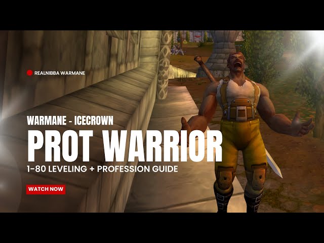 Leveling a fresh Prot Warrior 1-80 - Part 2 | Warmane - Icecrown | 20K Gold Giveaway