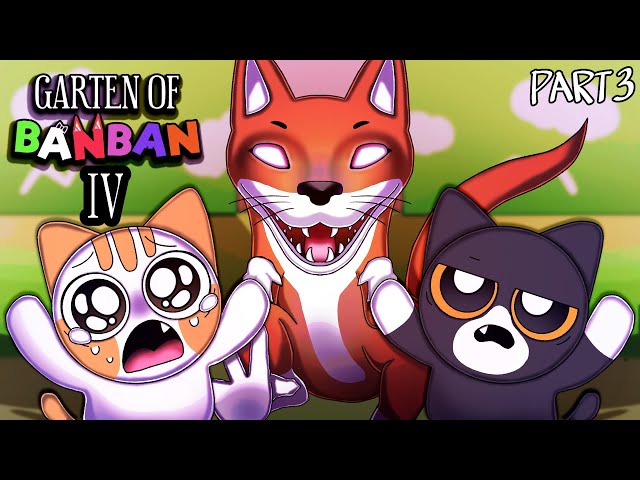 Escape! KITTYSAURUS VS MOYAM Garten of Banban 4 (Part 3) Animation