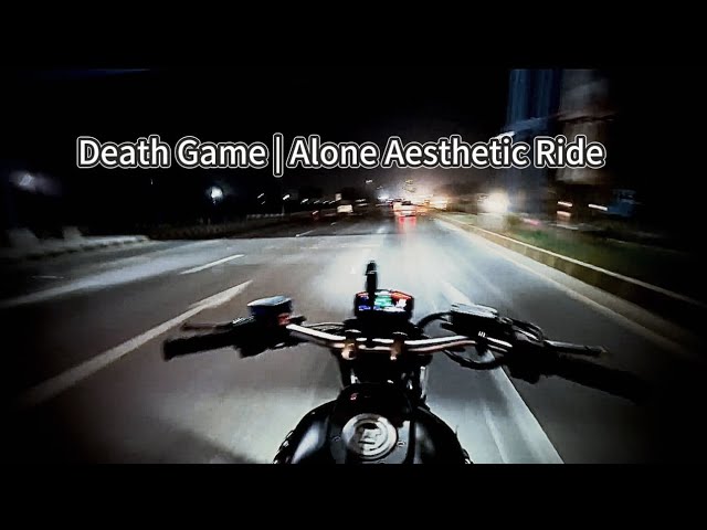 Night riding | Alone Aesthetic Bike Ride | Speed Lovers | Riders Federation | Alone Rides