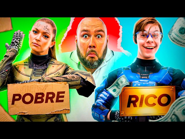 ¡Robot pobre vs robot rico para Tío Greg por 24 horas! 🤖💰