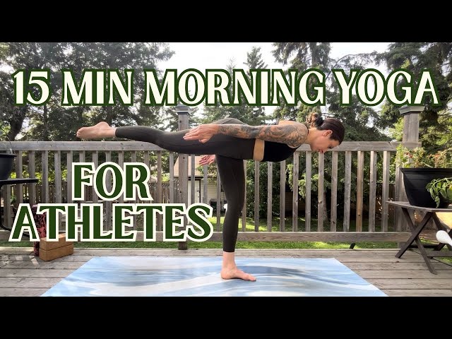 15 Minute Morning Yoga | Energizing Flow for Athletes and Weightlifters