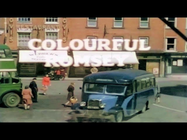 AE Turner Presents Colourful Romsey with Subtitles C 1950's