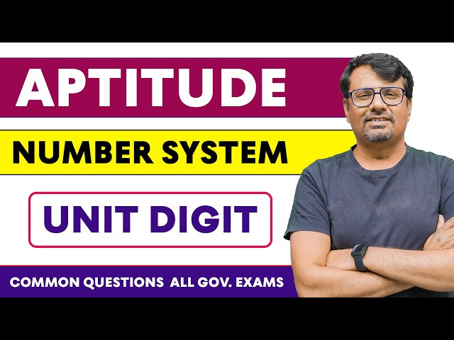 Aptitude | Number System | Number System Tricks | Concept/Tricks/Types/Class