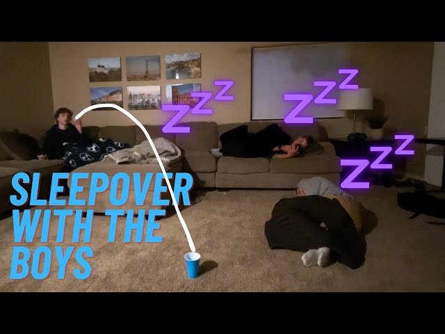 POV: Sleep Over with the Boys (trick shot)