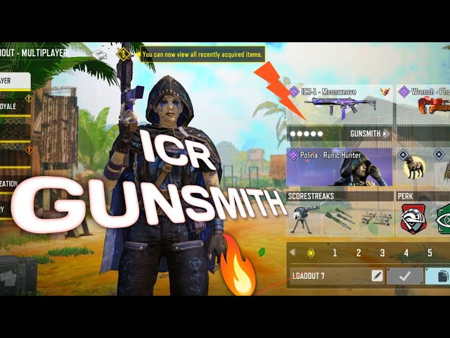 NEW* Free Skin For ICR-1// Call Of Duty Mobile // Loadout + Gameplay