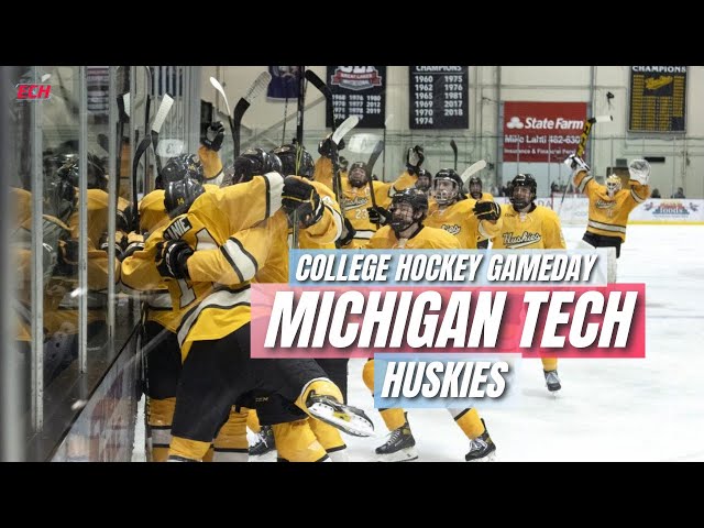 Michigan Tech University College Hockey Gameday