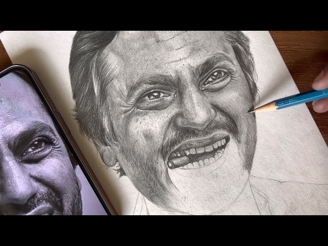 Nawazuddin Siddiqui sir drawing | how to shade | portrait drawing