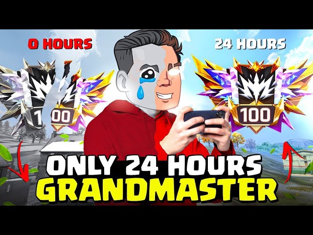 Can We Reach GRANDMASTER in JUST 24 HOURS!?⌛ || CS RANK